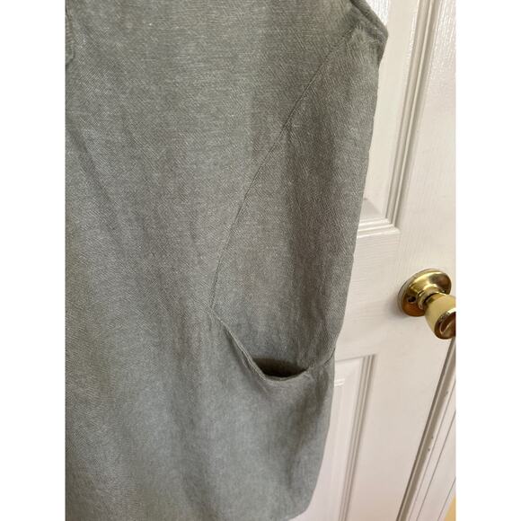 Mountain‎ Khakis Dress Green Relaxed Pockets V-Neck Collar Womens Size Small - Picture 3 of 4